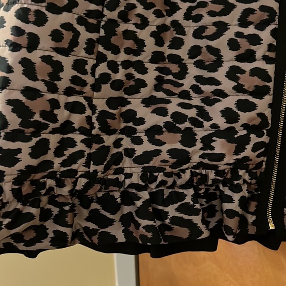 ♠︎ Kate Spade black/leopard reversible jacket - Picture 3 of 8